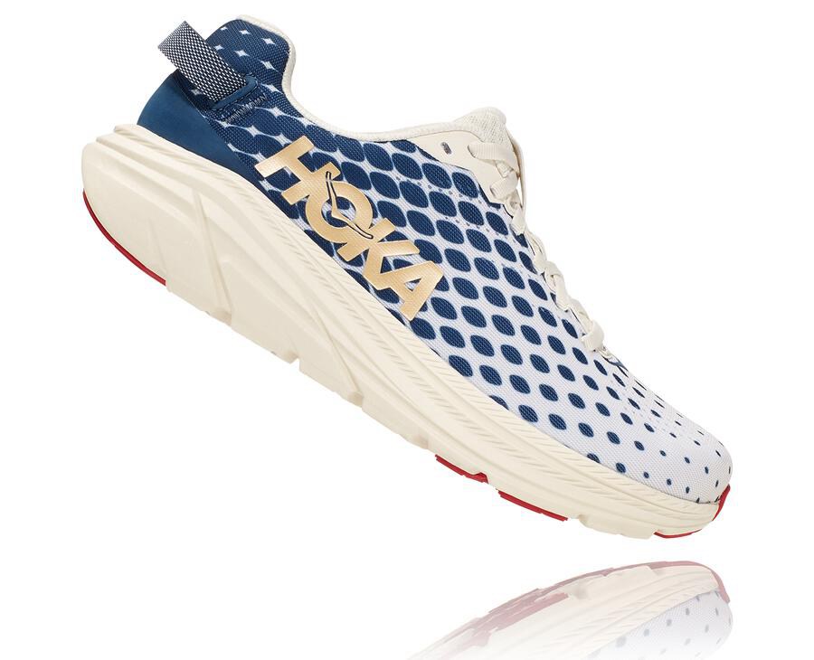 Tenis Hoka One One Mujer Blancos/Azules - Rincon 2 - CKVS23740